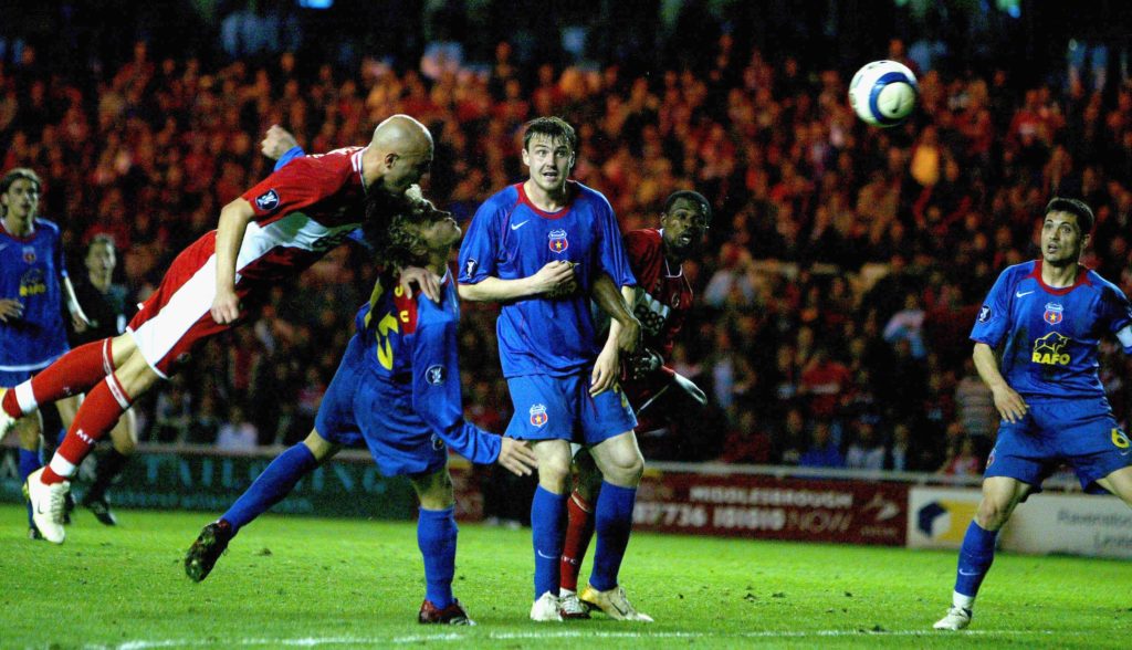 UEFA Cup Semi Final - Middlesbrough v Steaua Bucharest
