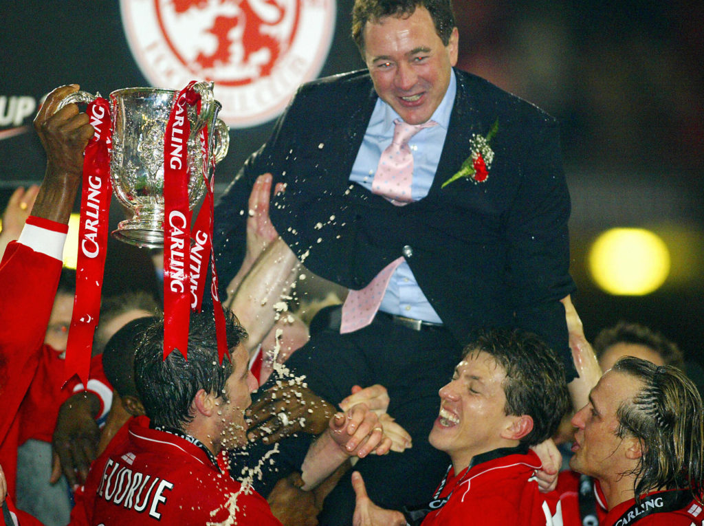 Middlesbrough's Chairman Steve Gibson is